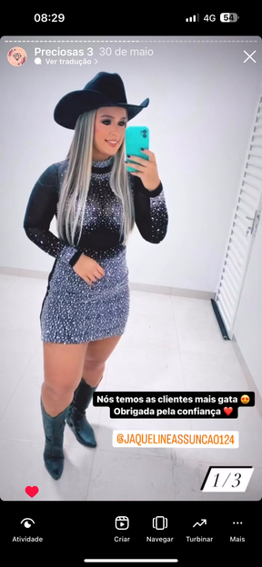 Vestido em pedrarias Duda