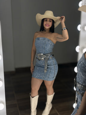 Vestido Jeans Shine importado
