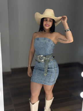 Vestido Jeans Shine importado